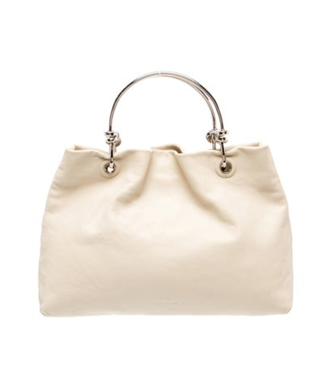 Jil Sander Sander Leather Top Handle Bag