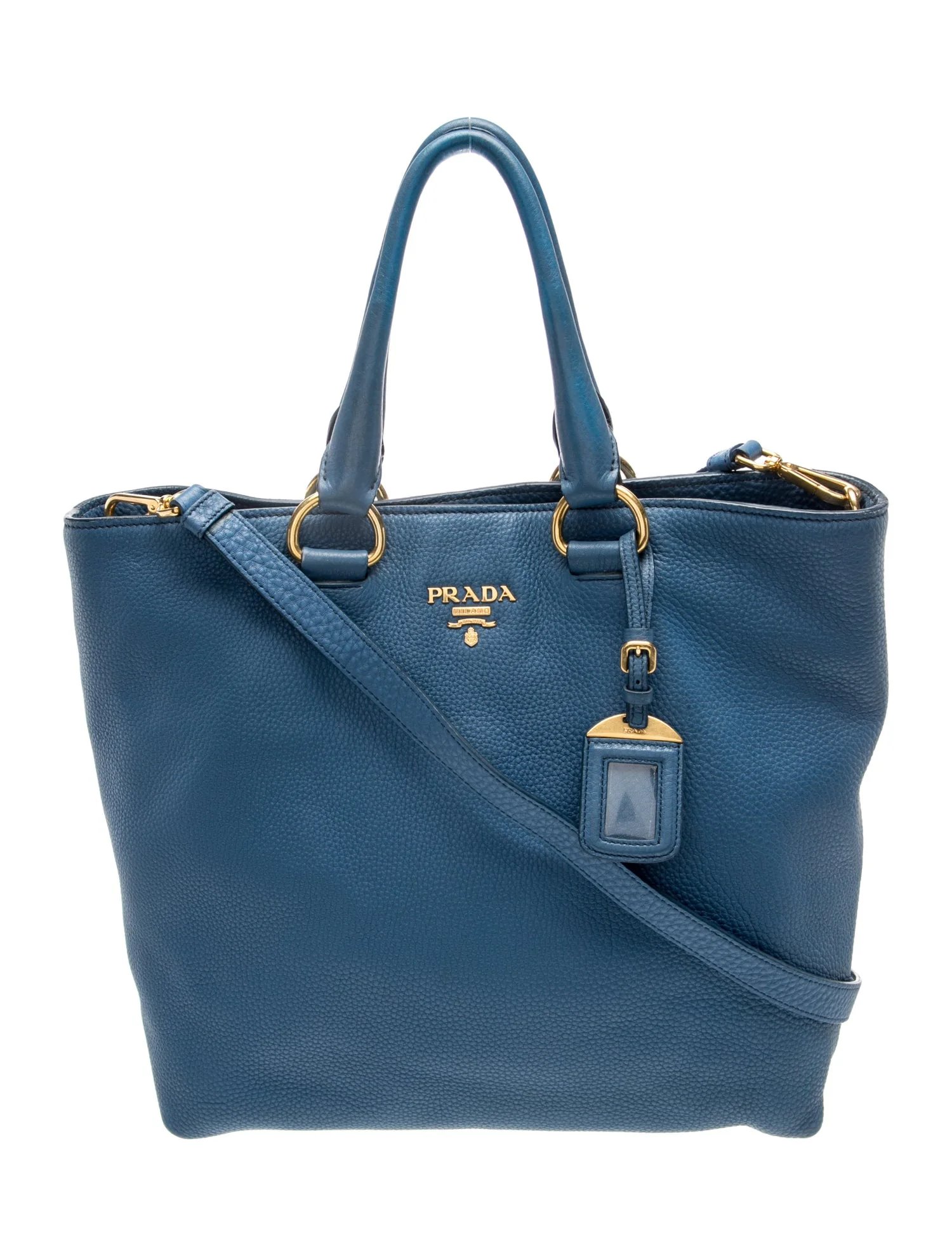 Vitello Daino Leather Tote Large