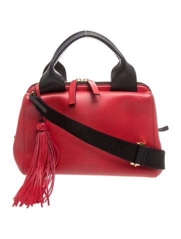 Leather Top Handle Bag