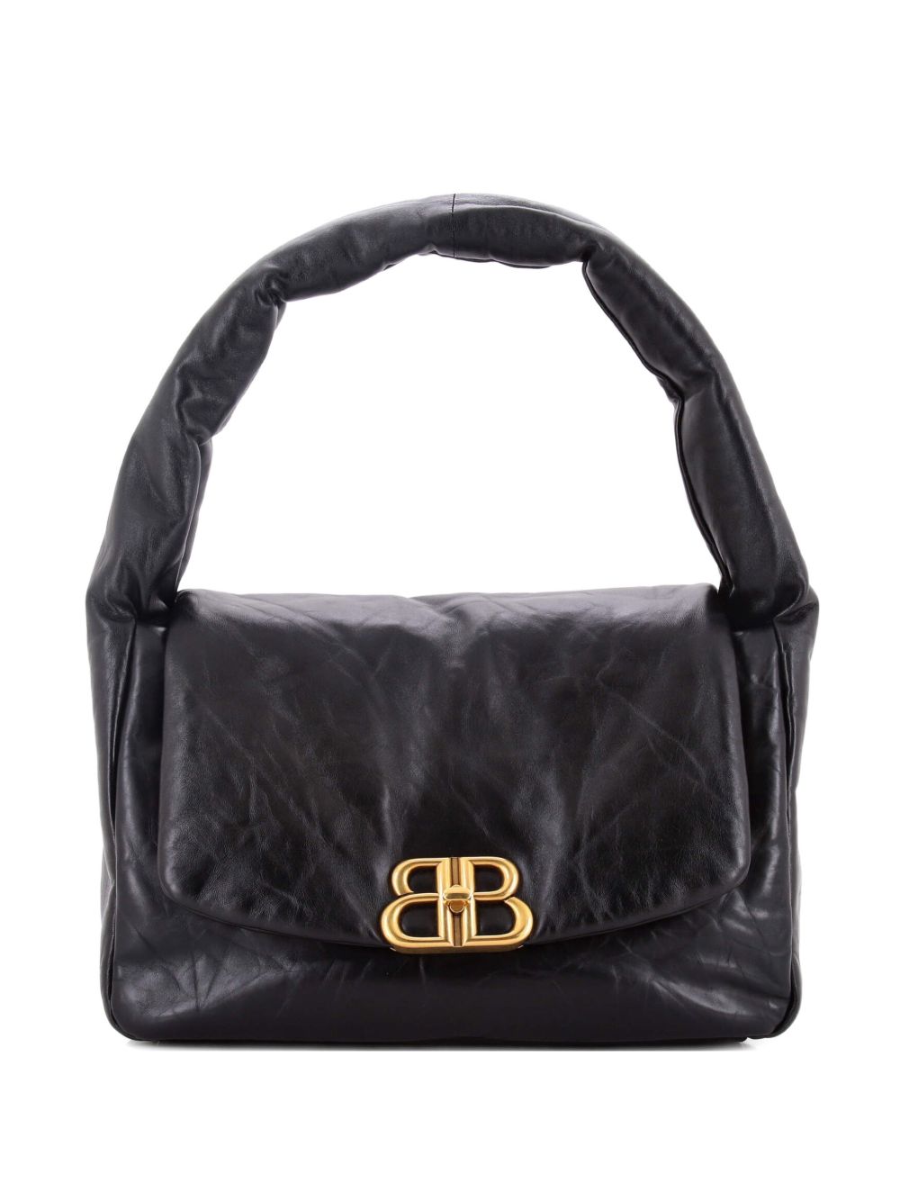 Monaco Sling Bag Padded Leather Large shoulder bag