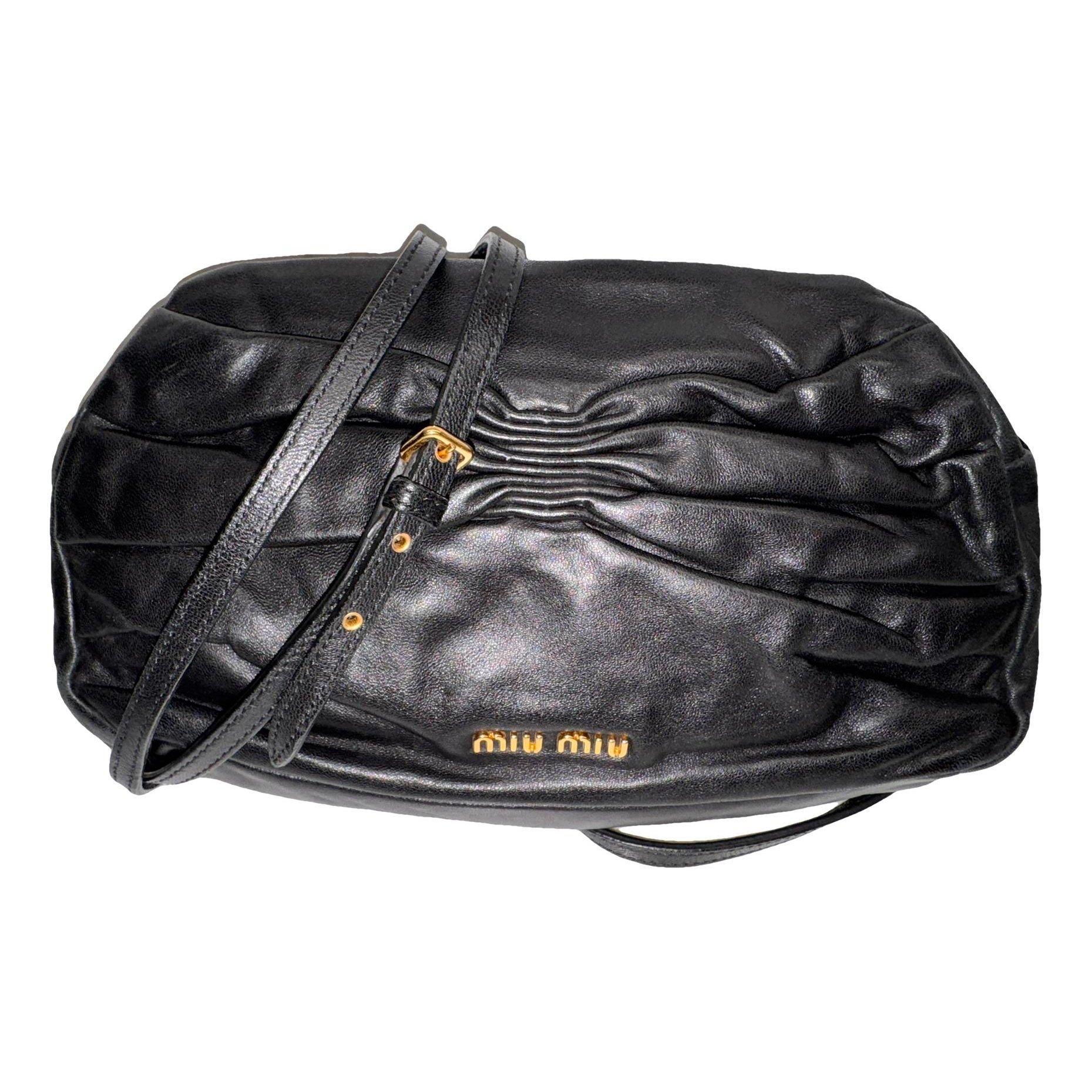 Miu Miu Matelassé leather handbag
