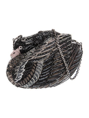 Crystal Crystal Swan Minaudiere