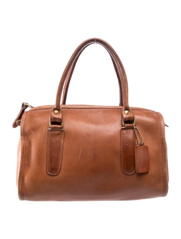 Coach Leather Top Handle Bag