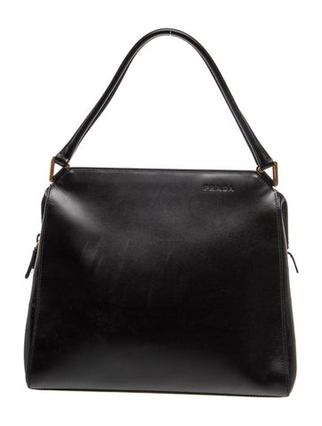 Leather Top Handle Bag