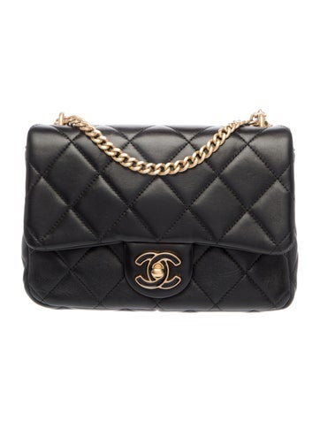 Chanel Enamel Pending CC Mini Square Flap Bag