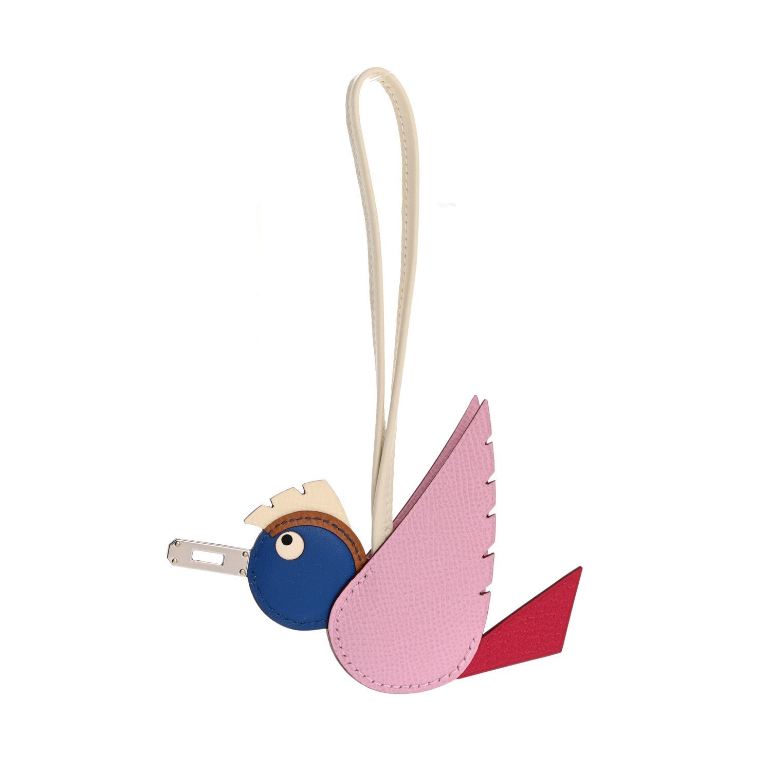 Hermes Epsom Swift Chevre Mysore Birdy Bag Charm Mauve Sylvestre Framboise Bleu Gold Nata Craie