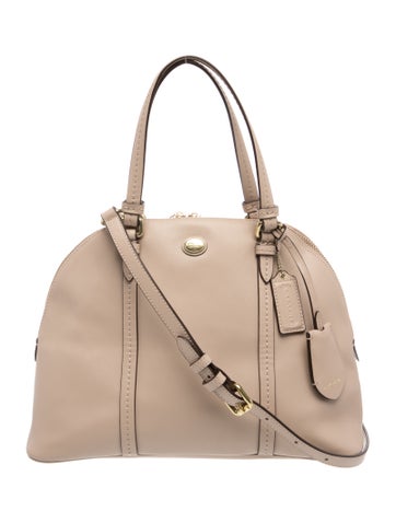 Leather Top Handle Bag