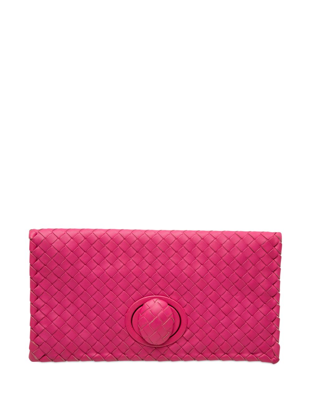 2012-2026 Nappa Intrecciato Turn Lock clutch bag