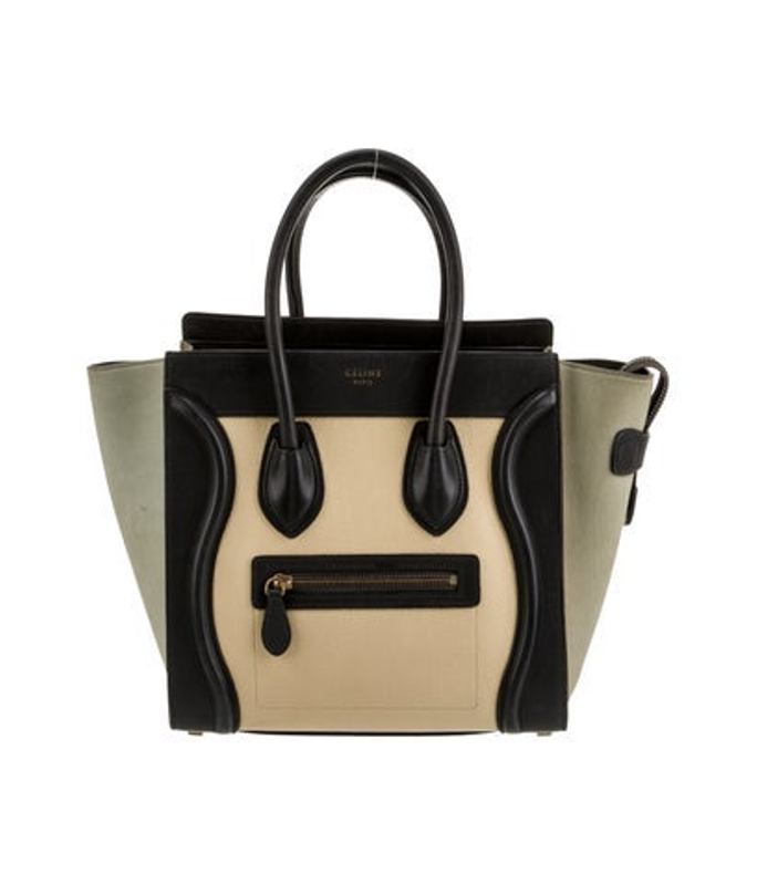 Celine Leather Luggage Micro