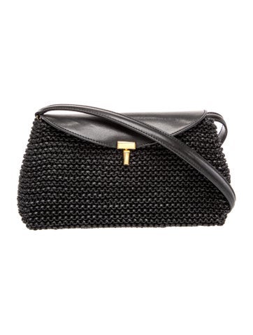 Enameled Metal Triangle Tote