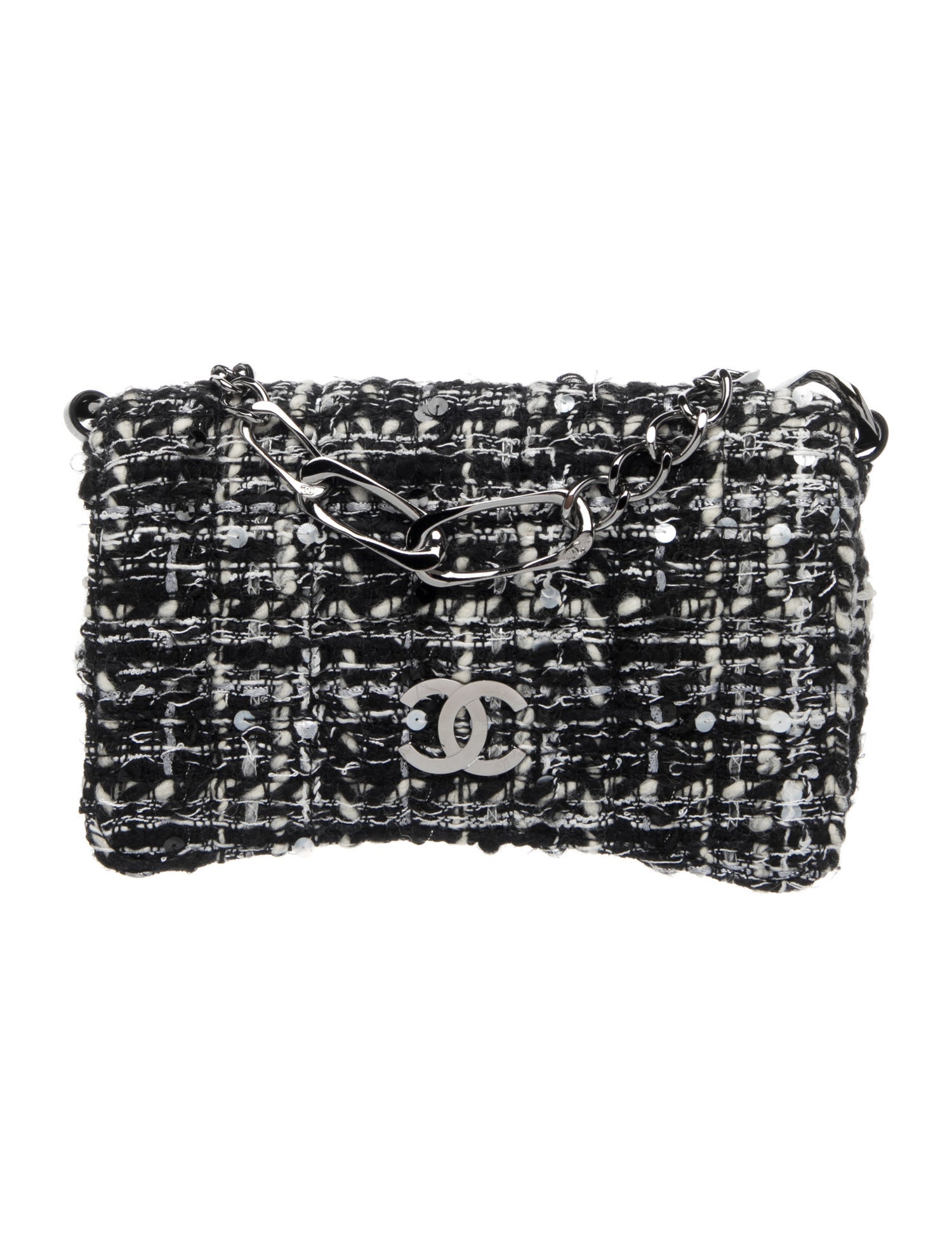 Small Tweed Flap Bag