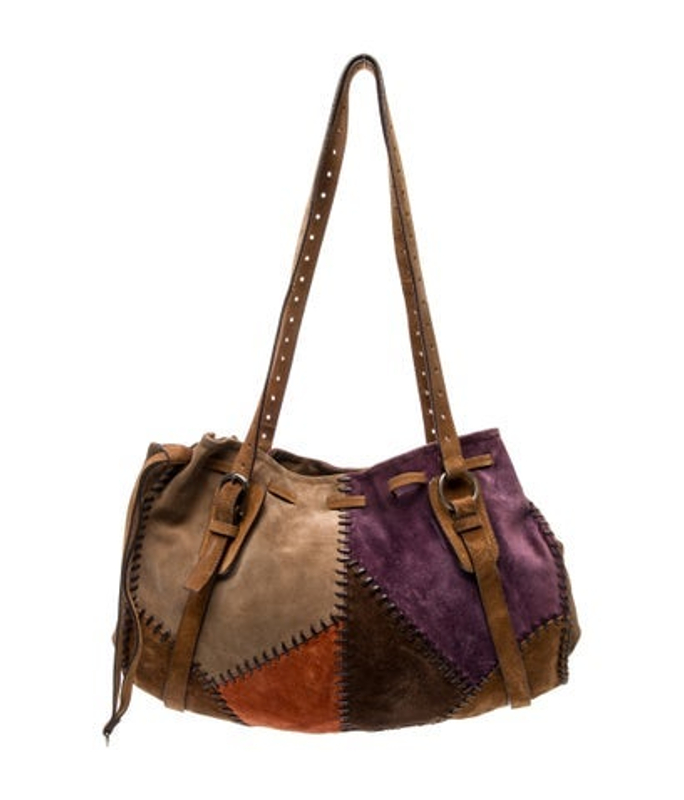 Miu Miu Miu Suede Shoulder Bag