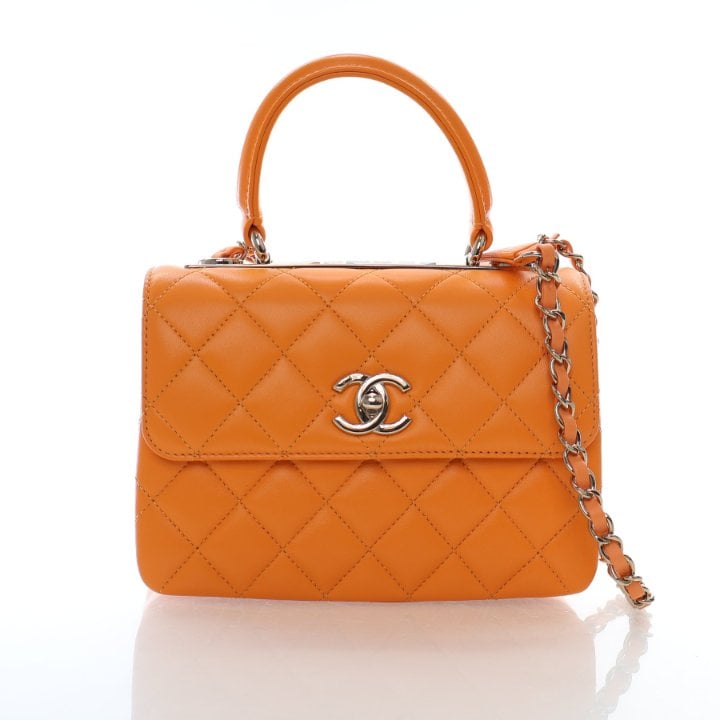 Chanel Mini Lambskin Trendy CC Top Handle Bag