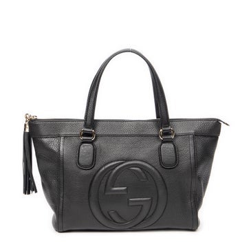 Leather Soho Tassel Tote
