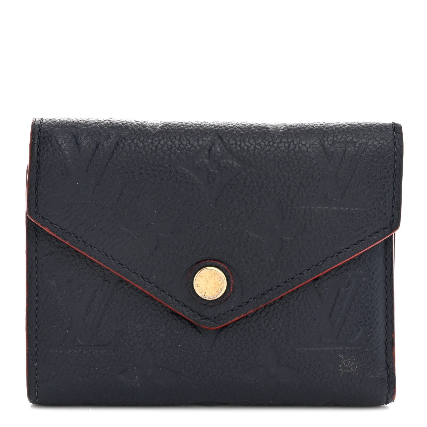 Louis Vuitton Empreinte Victorine Wallet Marine Rouge