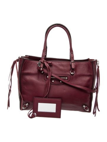 Leather Top Handle Bag