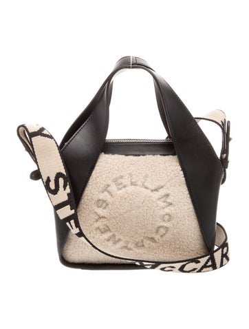Stella McCartney Shearling Top Handle Bag