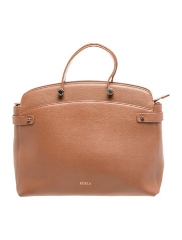 Leather Top Handle Bag