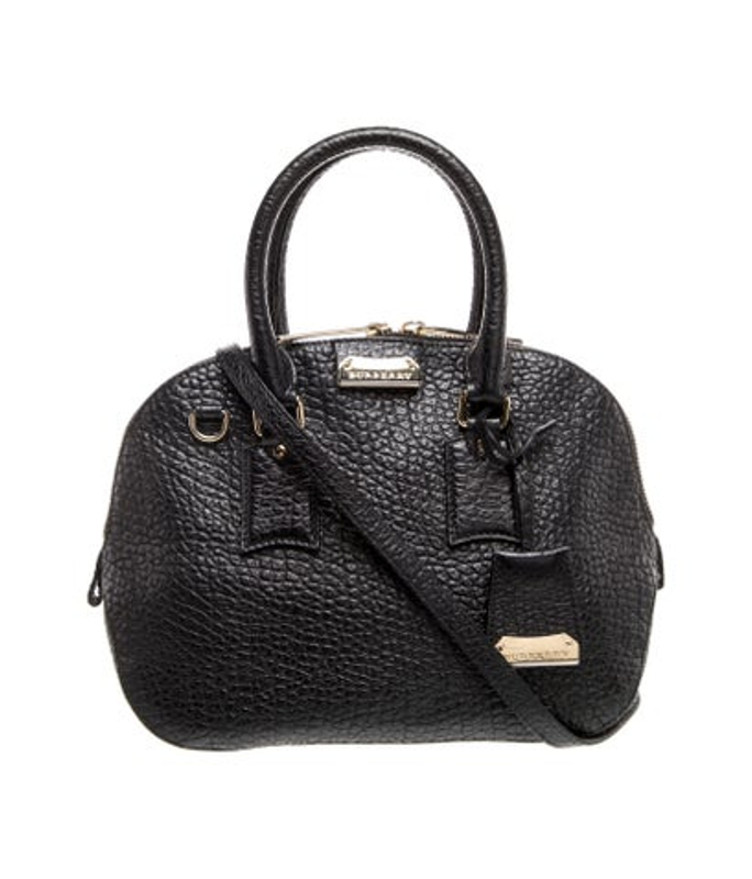Burberry Leather Top Handle Bag