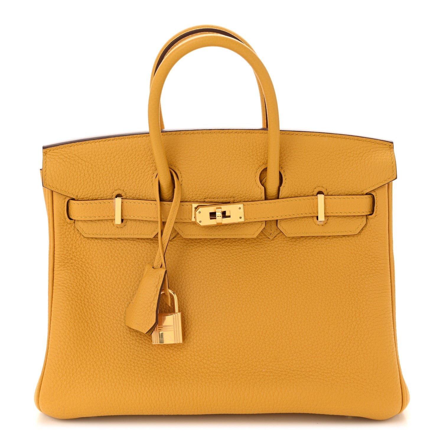 Hermes Togo Birkin 25 Jaune Ambre