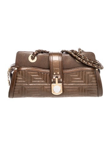 Versace Leather Shoulder Bag