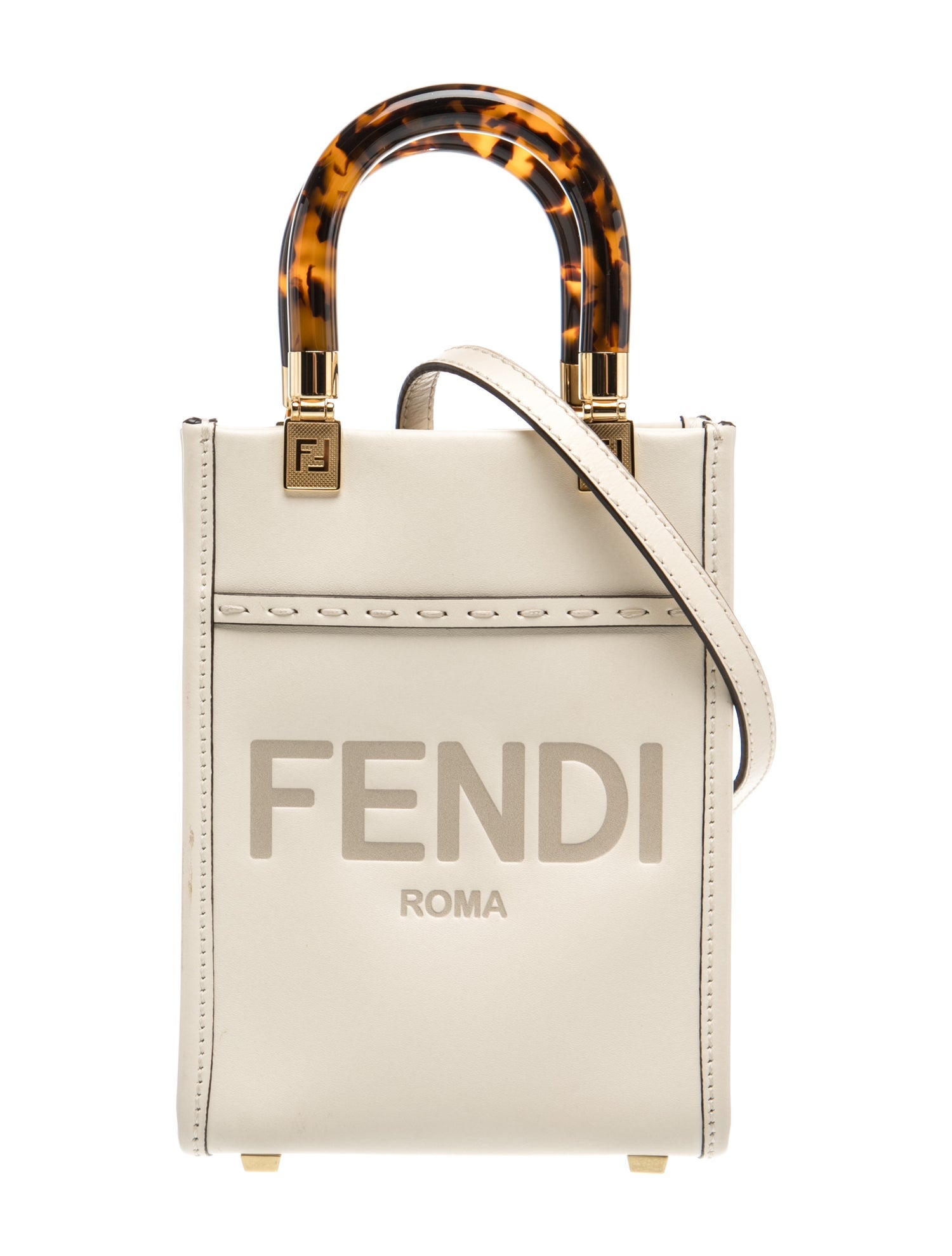 Leather Mini Sunshine Shopper Tote Mini