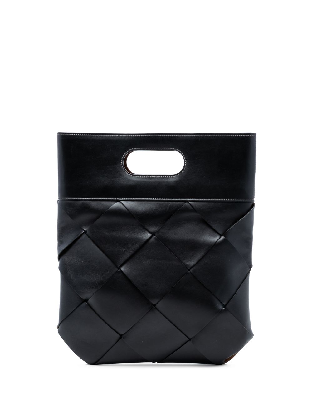 2012-2026 Small Leather Maxi Intrecciato Slip tote bag