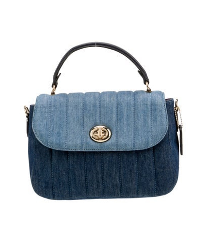 Coach Denim Top Handle Bag