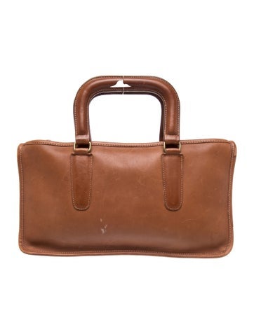 Leather Top Handle Bag