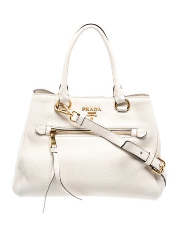 Vitello Daino Leather Top Handle Bag