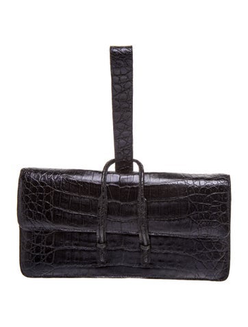 Nancy Gonzalez Crocodile Clutch