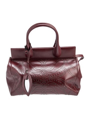 Alaia Leather Top Handle Bag