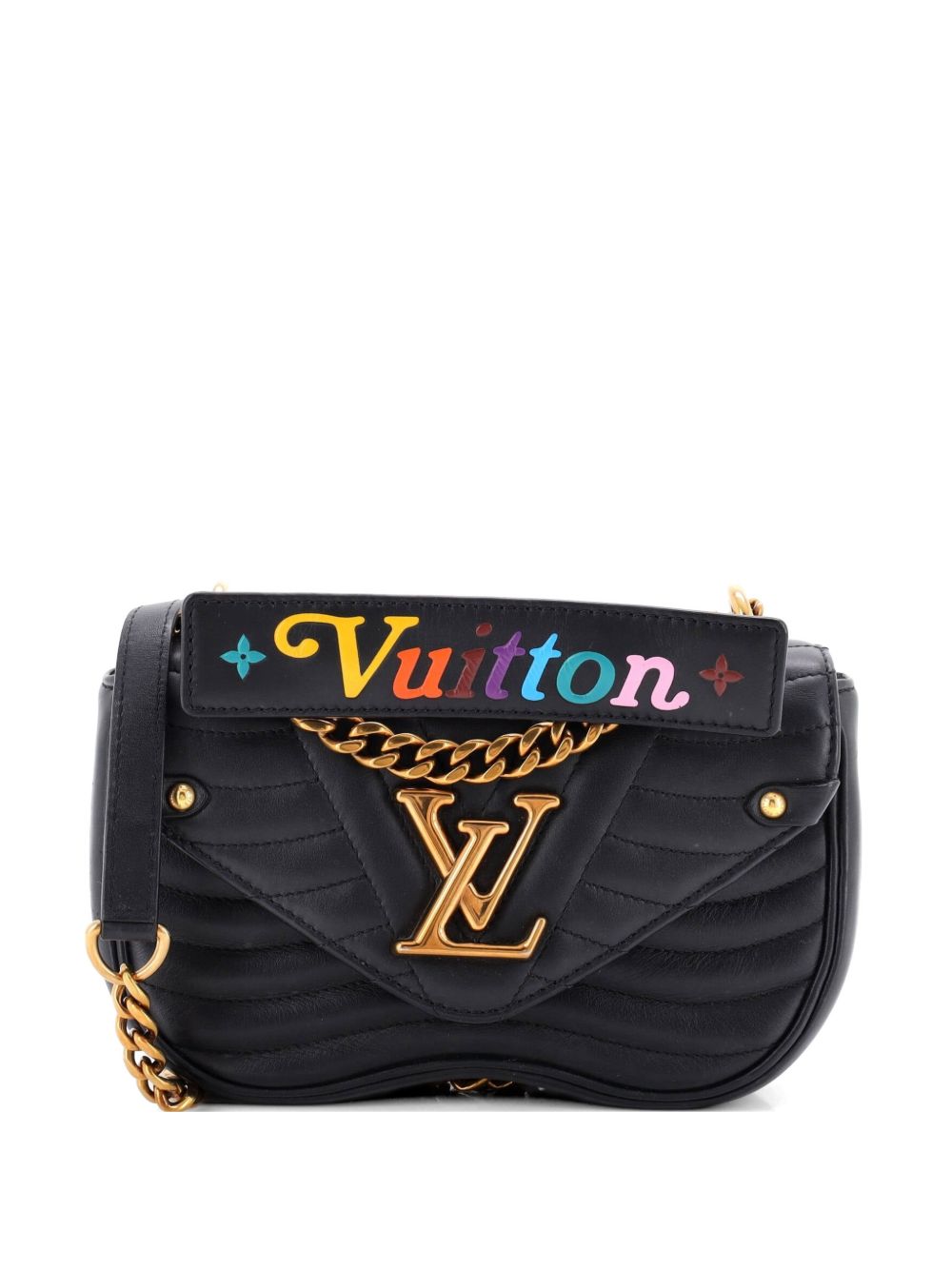 New Wave Chain Bag Quilted Leather PM shoulder bag