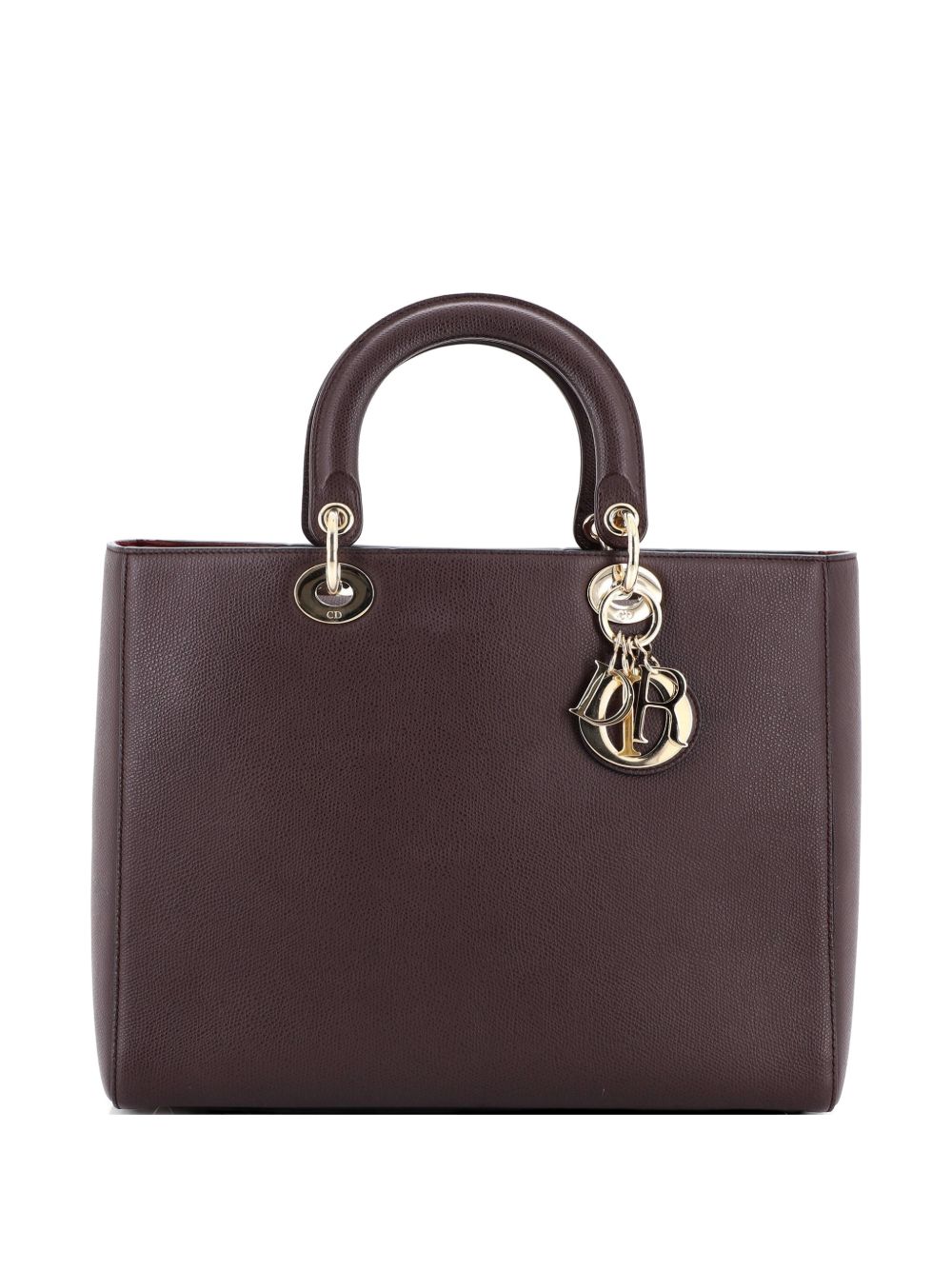 Lady Dior Bag Leather Large tote bag
