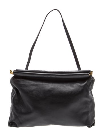 Leather Top Handle Bag