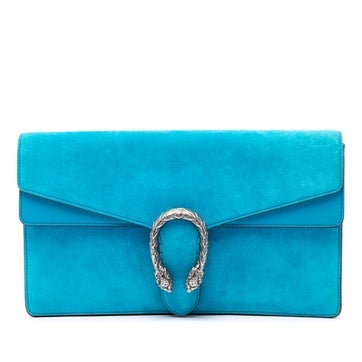 Suede Dionysus Clutch