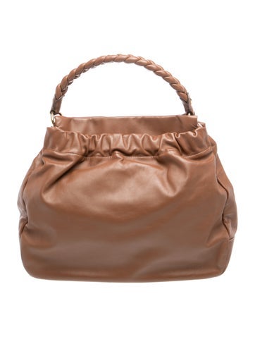 Leather Top Handle Bag