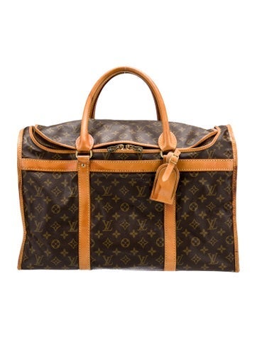 Louis Vuitton LV Monogram Sac Chien Pet Carrier 50 Vintage