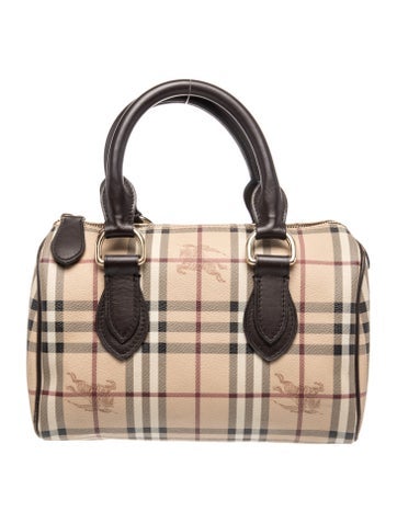 Haymarket Check Top Handle Bag