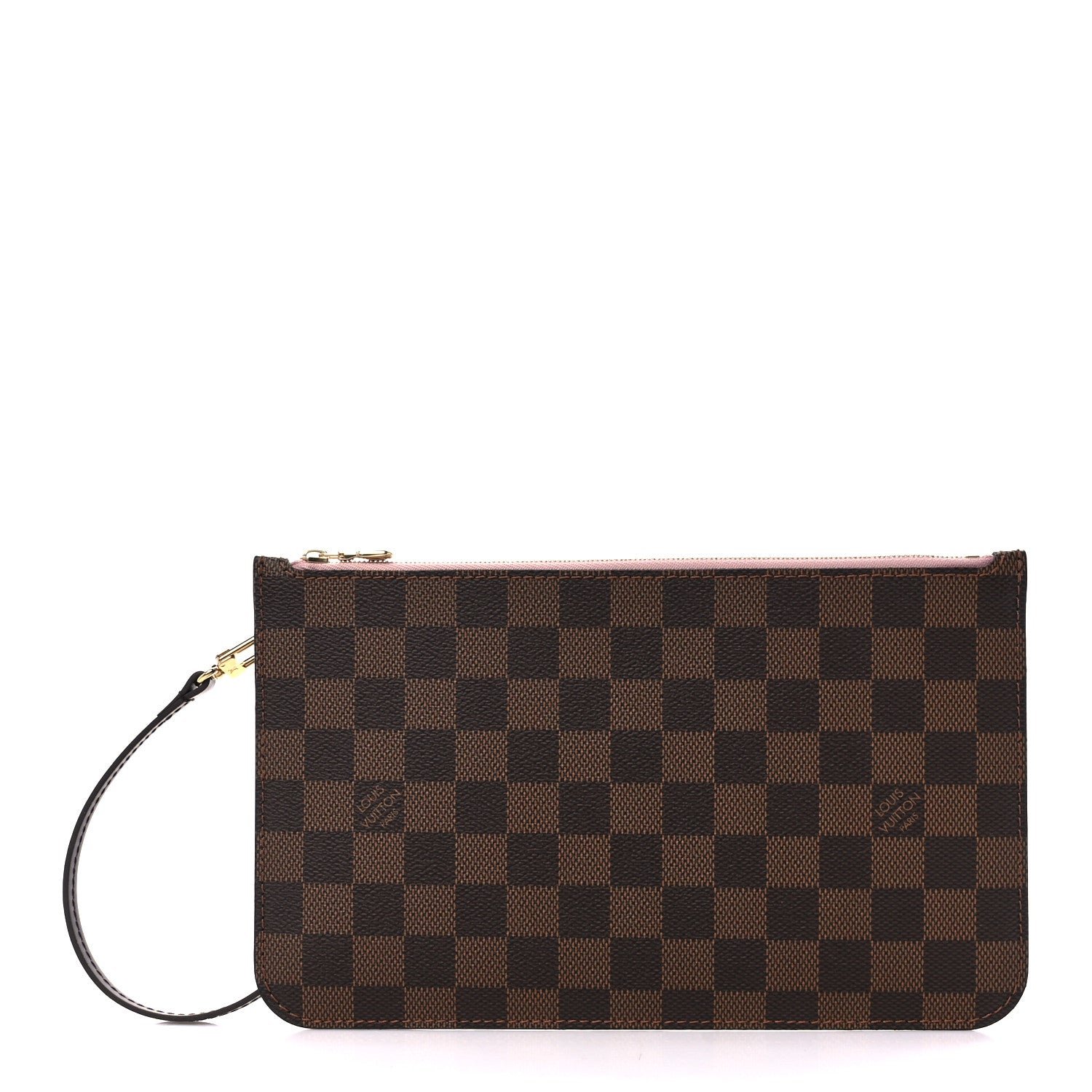 Louis Vuitton Damier Ebene Neverfull MM GM Pochette Rose Ballerine