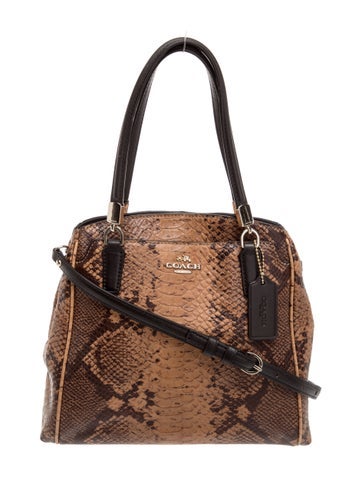 Coach Leather Top Handle Bag