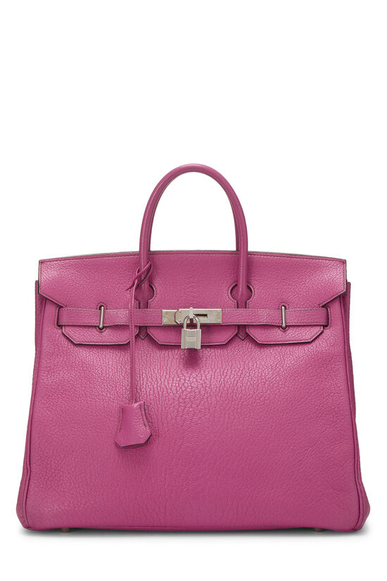 Hermes Rose Shocking Chevre "HAC" Birkin 32