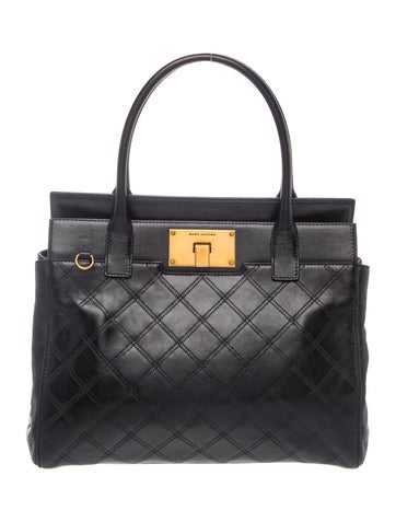 Leather Top Handle Bag