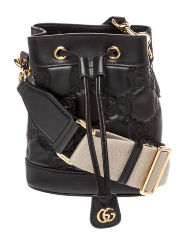 Leather GG Matelasse Bucket