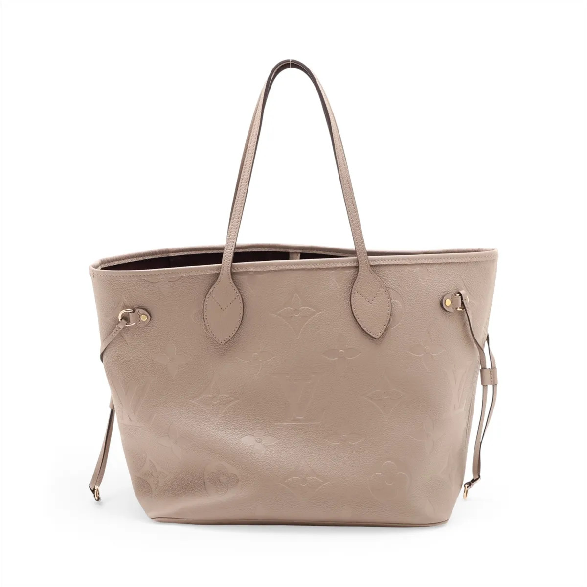 Louis Vuitton Monogram Empreinte Neverfull MM M45686 Beige There was an RFID res
