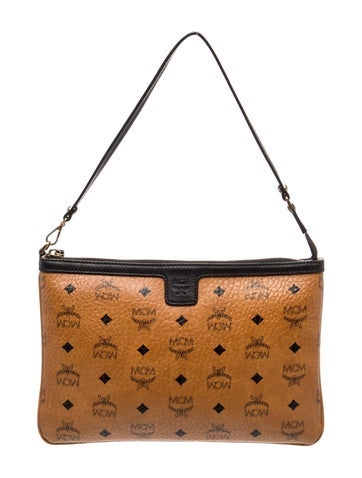 MCM Visetos Liz Shopper Tote Pouch