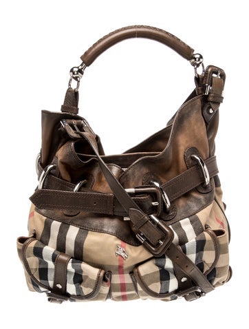 Exploded Check Shoulder Bag