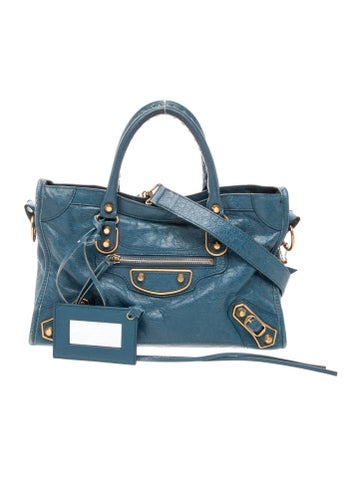 Leather Top Handle Bag