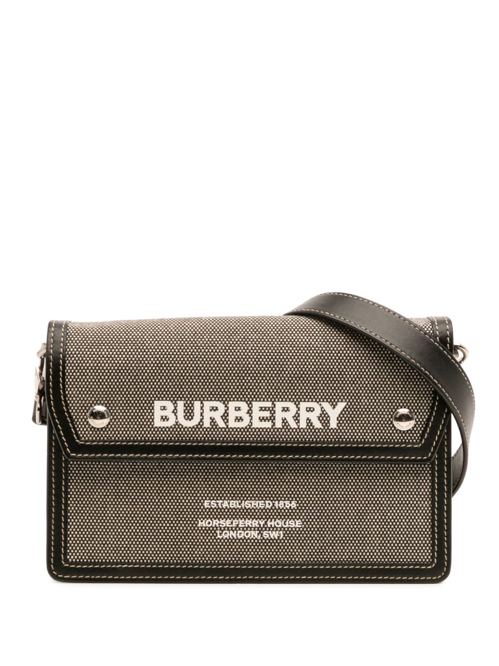 Burberry 2016-2025 Canvas Horseferry Note crossbody bag
