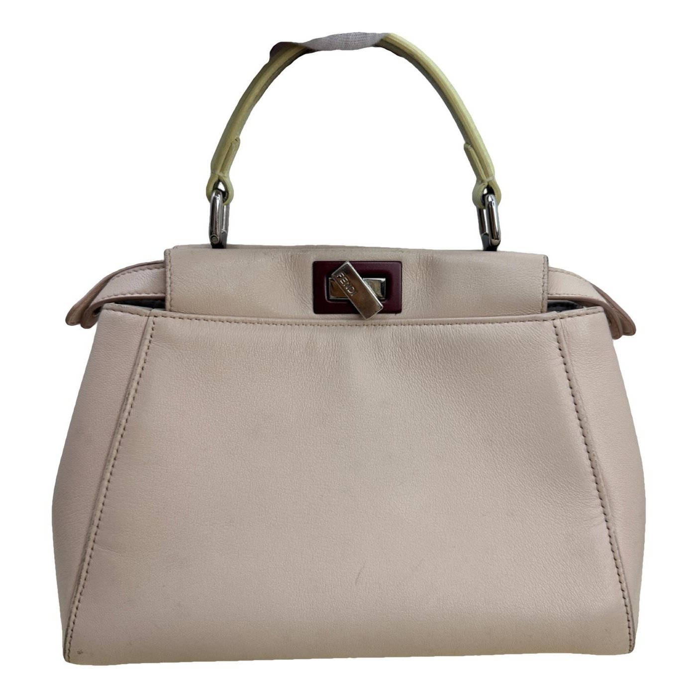 Peekaboo leather handbag